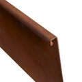 Bedkant corten med bukket kant H24 x L125 cm